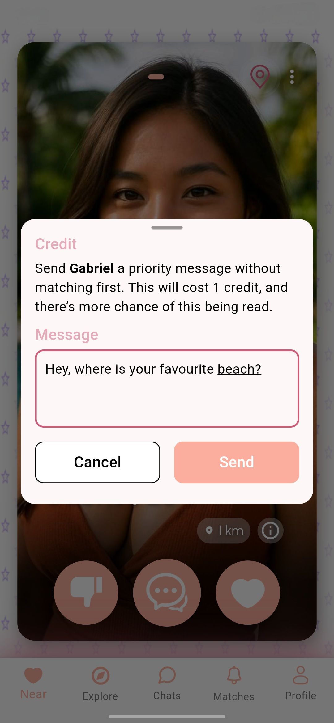 Free messaging on AsiaFlare dating app, chat with matches in Southeast Asia